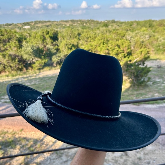Stetson GUS 4X Black Felt Hat. Old West Collection - Picture 3 of 8